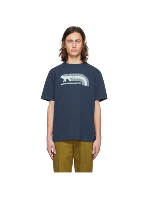 Maison Kitsuné Fox-motif 코튼 T 셔츠