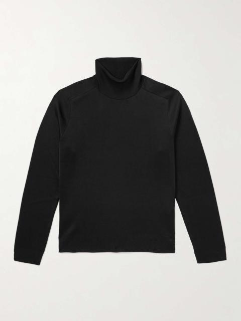Silk-Blend Rollneck Sweater