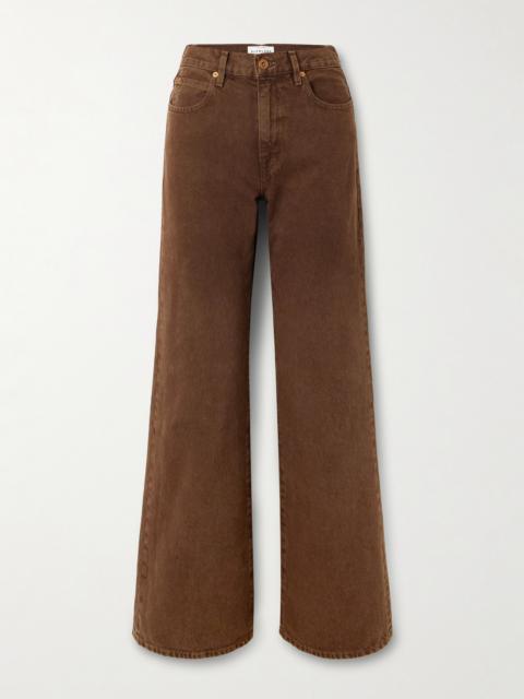 SLVRLAKE Grace High-rise Wide-leg Jeans