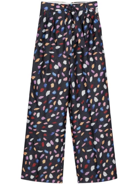 ESSENTIEL ANTWERP Frankrijk graphic-print palazzo pants