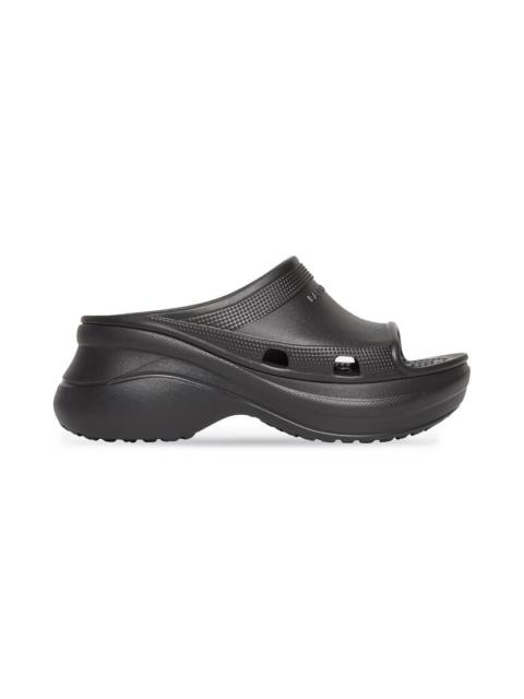 BALENCIAGA Men's Pool Crocs™ Slide Sandal in Black