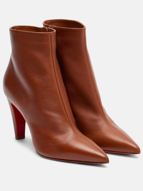 Christian Louboutin Vibella 85 leather ankle boots