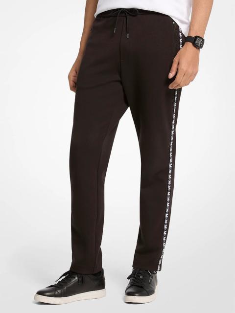 MICHAEL KORS Logo Tape Cotton Blend Joggers