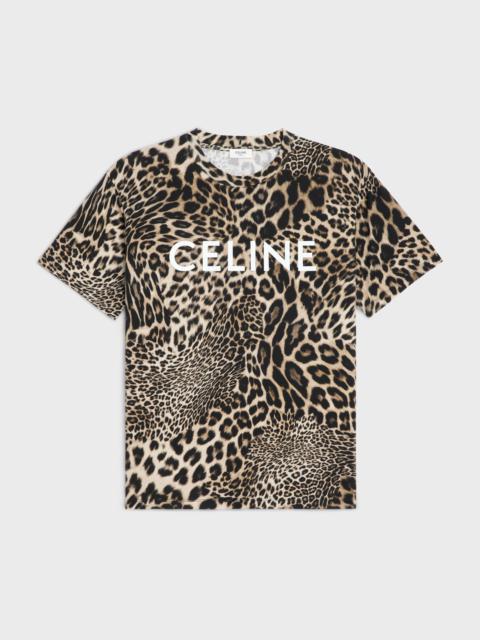 CELINE celine loose T-shirt in cotton jersey