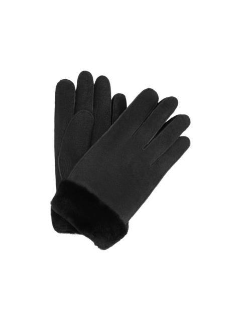 PARAJUMPERS Gindal shearling-trim leather gloves