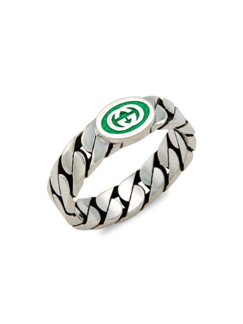GUCCI Men's 6MM Interlock Ring