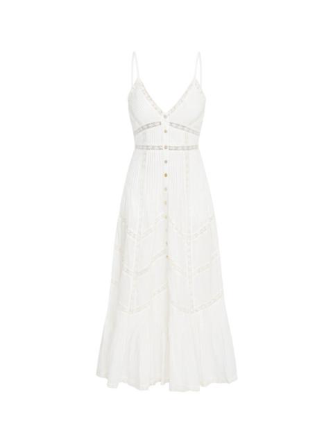 LoveShackFancy Esilda Heritage Cotton Midi Dress