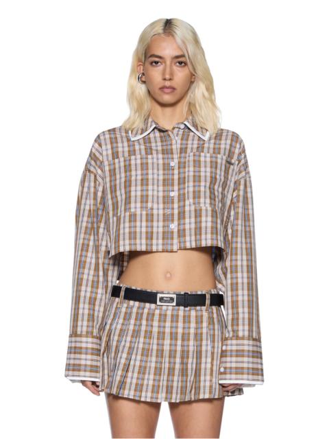 Ksubi BALTER SHIRT TAN PLAID