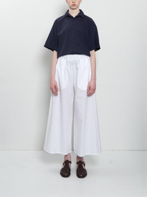 LABO.ART Enne Clara Poplin Pant — White