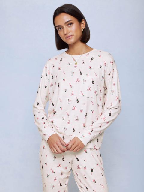 Splendid Christmas Cocktail Marna Pillowsoft PJ Set