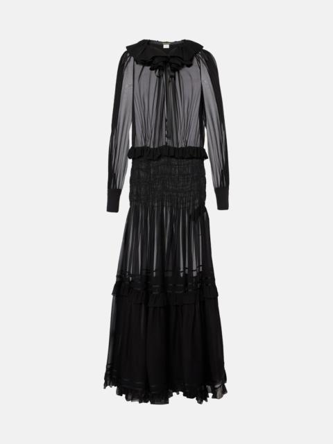 SAINT LAURENT Silk gown