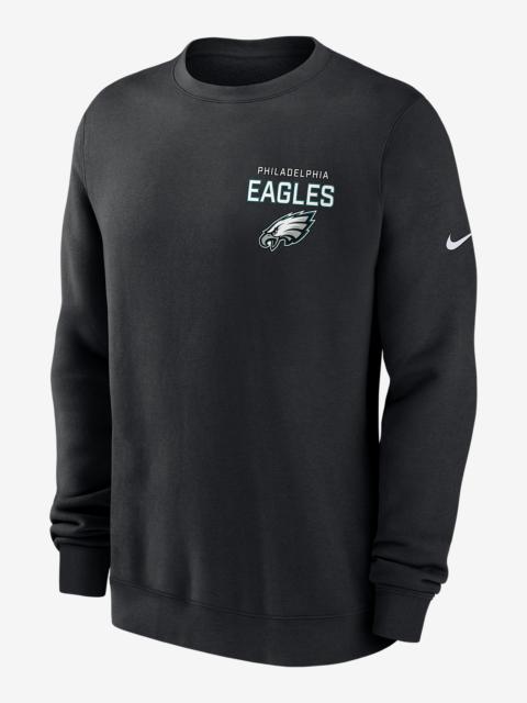 Nike Philadelphia Eagles Draw Block Club Men's Nike NFL Pullover Crew