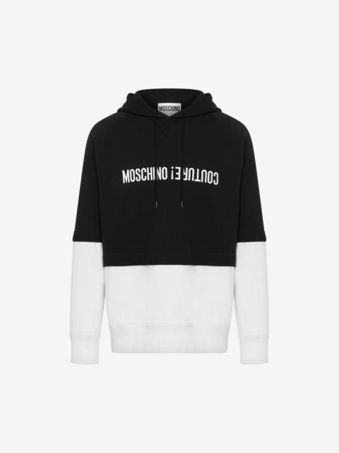 Moschino UPSIDE DOWN LOGO HOODIE