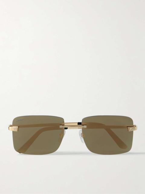 Santos Frameless Gold-Tone Sunglasses