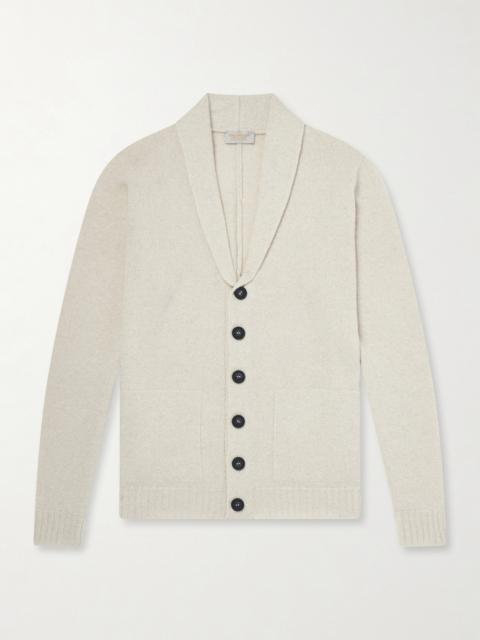 JOHN SMEDLEY Rockford Shawl-Collar Recycled-Cashmere and Merino Wool-Blend Cardigan