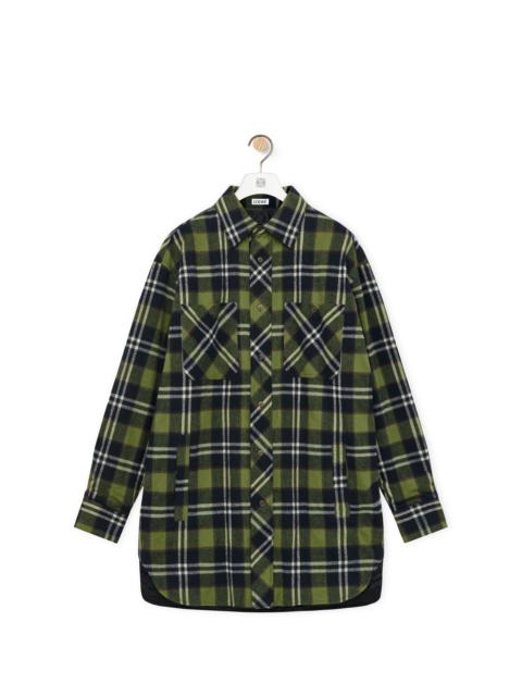 Loewe Padded overshirt in cotton