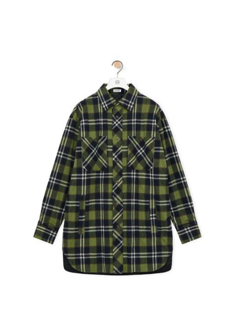 Loewe Padded overshirt in cotton