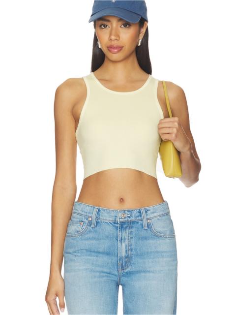 SLVRLAKE Cropped Rib Tank Top