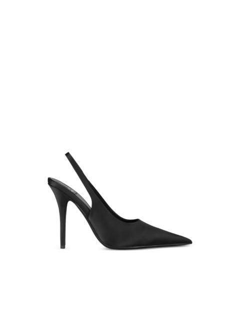 Jeffrey Campbell satin slingback pumps