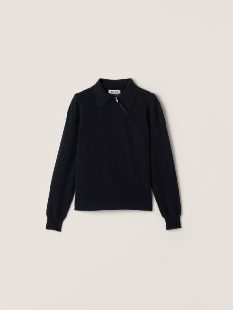 Miu Miu Cashmere polo shirt