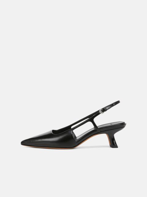 Vince Bianca Leather Slingback Heel