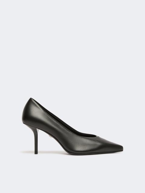 Max Mara SOFTPUMP Nappa leather court shoes - BLACK