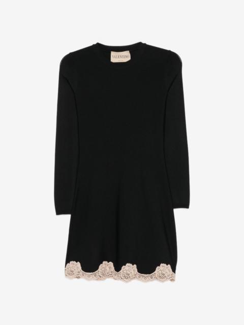 Valentino lace-trim dress