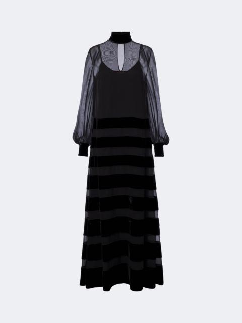 Max Mara Elegante silk georgette gown