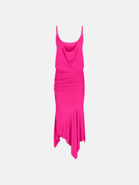 THE ATTICO FUCHSIA MIDI DRESS