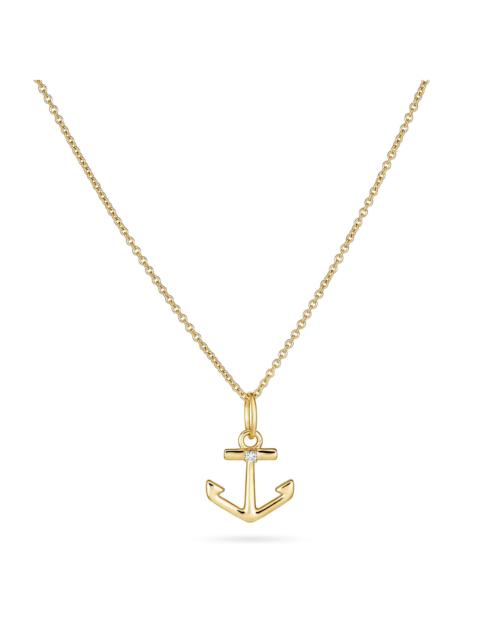 STONE AND STRAND Stay Grounded Anchor Necklace