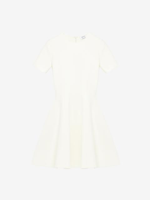 Alexander McQueen Fit And Flare Mini Dress