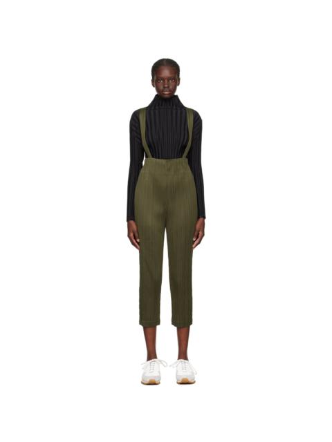 Pleats Please Issey Miyake Khaki Monthly Colors September Jumpsuit