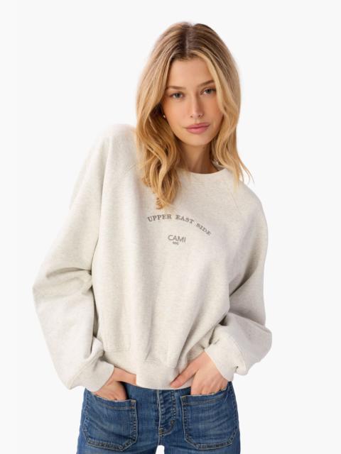 CAMI NYC CAMI NYC UES SWEATSHIRT HEATHER GREY
