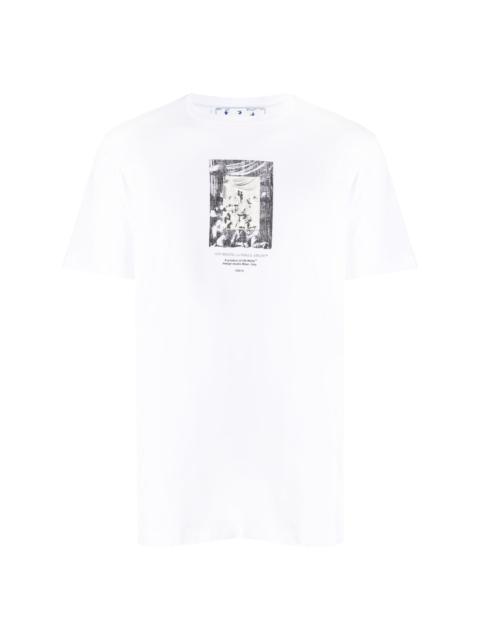Off-White graphic-print cotton T-shirt