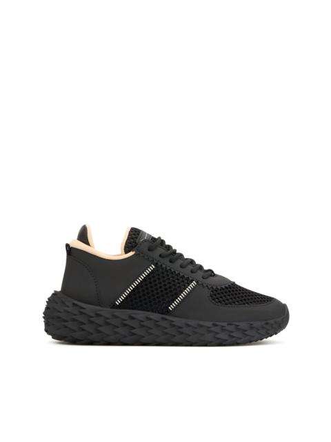 Urchin mesh panelled sneakers