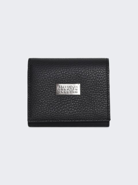 MM6 Maison Margiela Trifold Wallet Black
