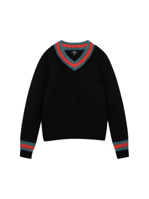 Stüssy Stussy Mohair Tennis Sweater 'Black'