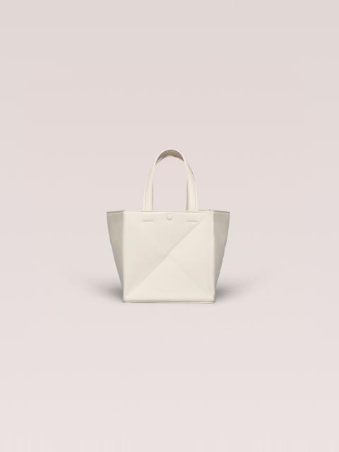 Nanushka THE ORIGAMI MINI - Mini tote bag - Off-white