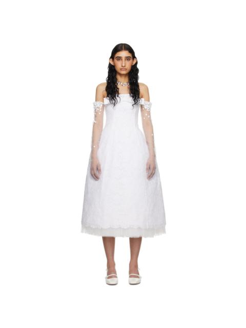 SSENSE Exclusive White Layered Midi Dress