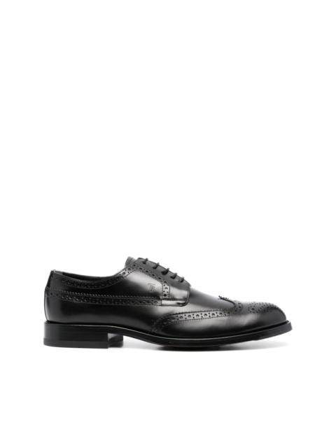 Tod's polished-finish lace-up brogues