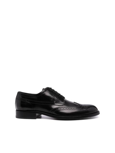 Tod's polished-finish lace-up brogues