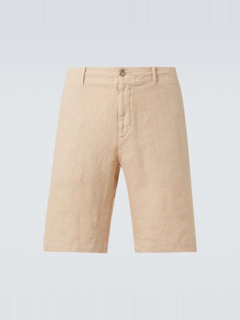 FEDELI Linen Bermuda shorts
