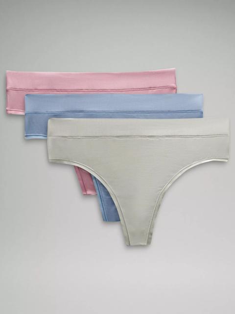 lululemon UnderEase High-Rise Thong Underwear *3 Pack