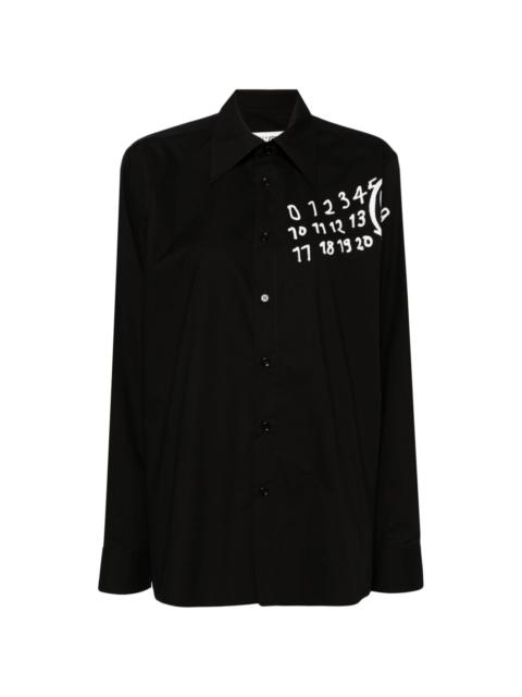 logo print shirt