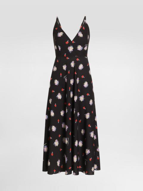 Dolce & Gabbana Small floral-print short dress