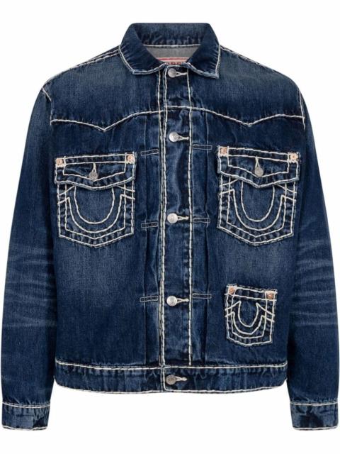 Supreme ₢ 킹 True Religion denim trucker 재킷