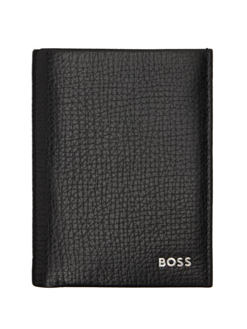 BOSS Black Leather Bifold Wallet