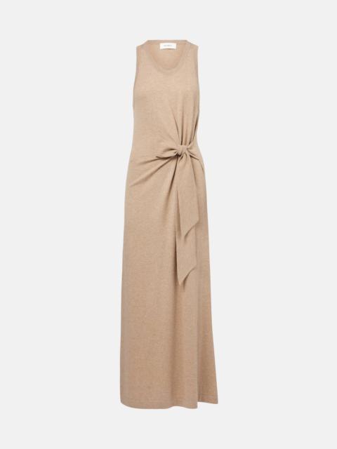 LISA YANG Angeline cotton and cashmere maxi dress