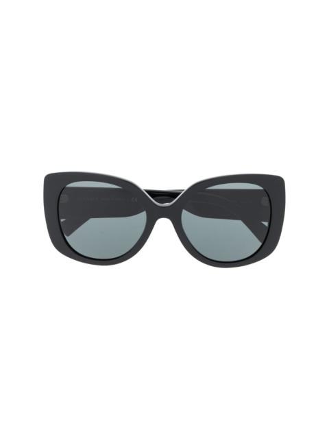 oversized tinted sunglasses