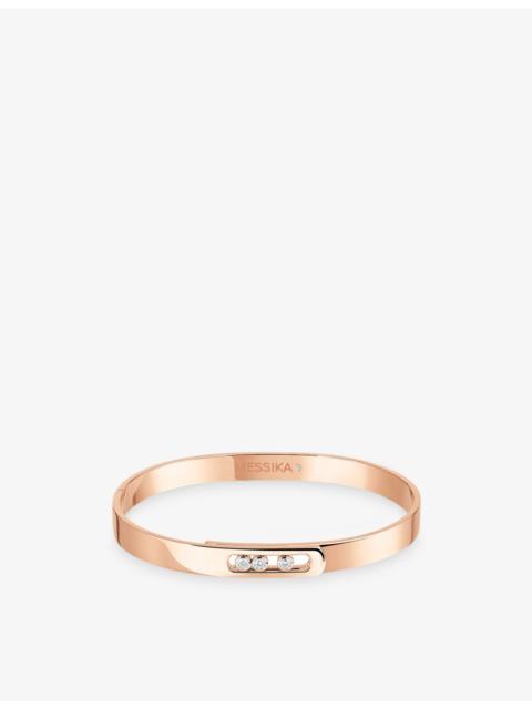 MESSIKA Move Noa 18ct Gold And 0.15ct Diamond Bangle Bracelet